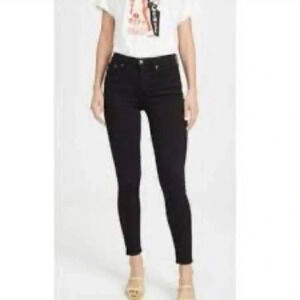 Agolde Filter Free Skinny Jeans in Black - Size 29